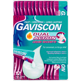 Gaviscon Dual Action Heartburn & Indigestion Relief 10ml Liquid Sachets 12pack