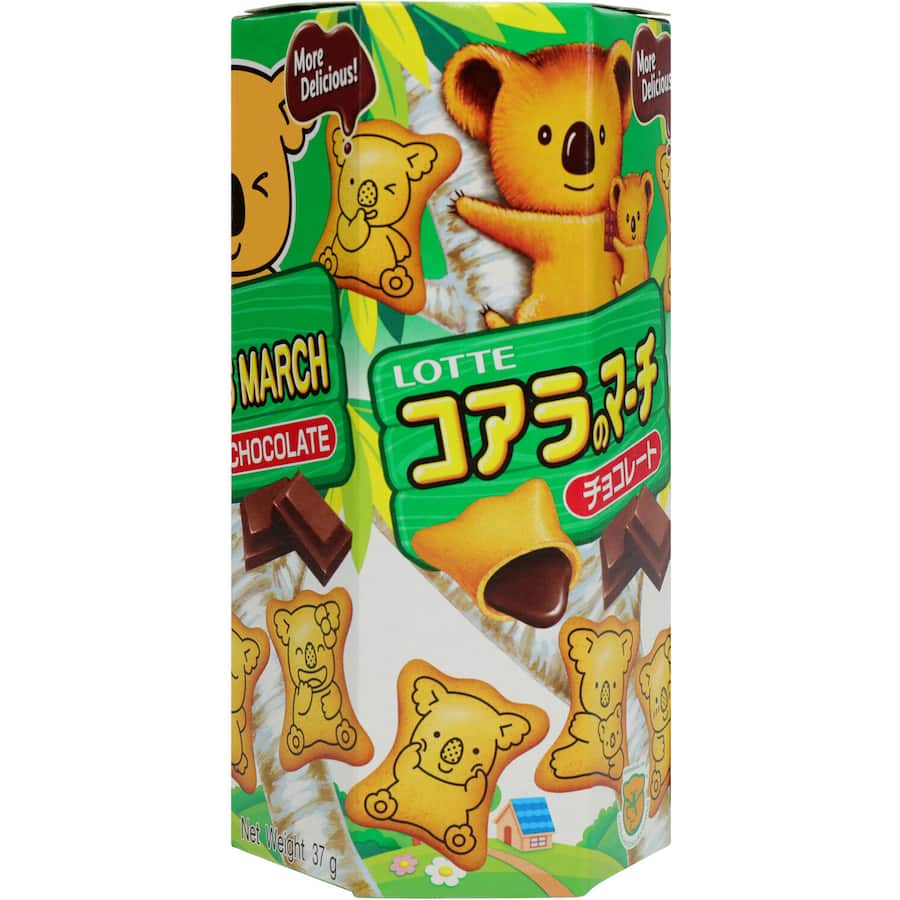 Lotte Koala's March Biscuits Chocolate Filled Box 37g