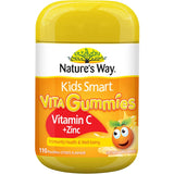 Natures Way Kids Smart Vita Gummies Vitamin C + Zinc Citrus Flavour Pastilles 110pack