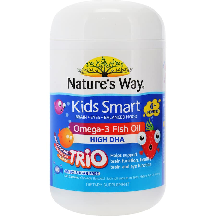 Natures Way Kids Smart Fish Oil Trio 60pack