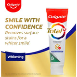 Colgate Total Antibacterial Toothpaste Whitening Tube 115g