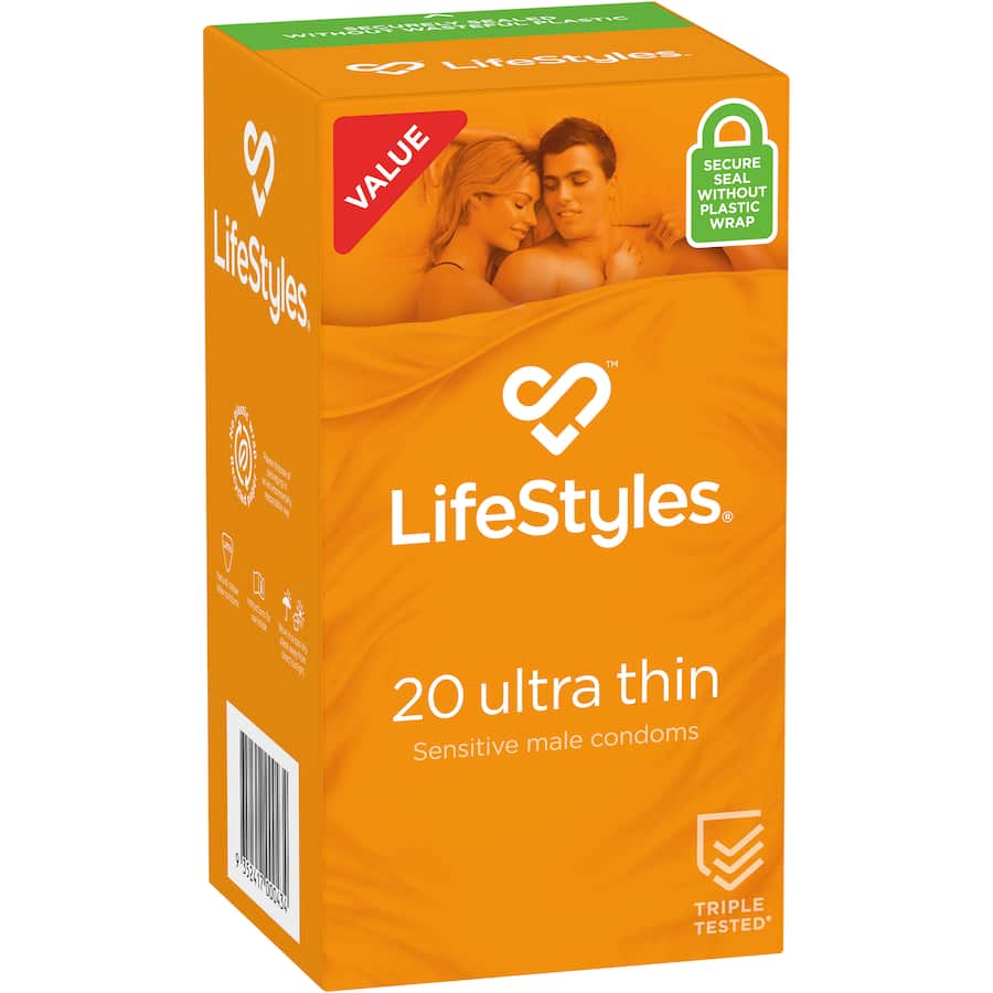 Lifestyles Condoms Ultra Thin 20pack
