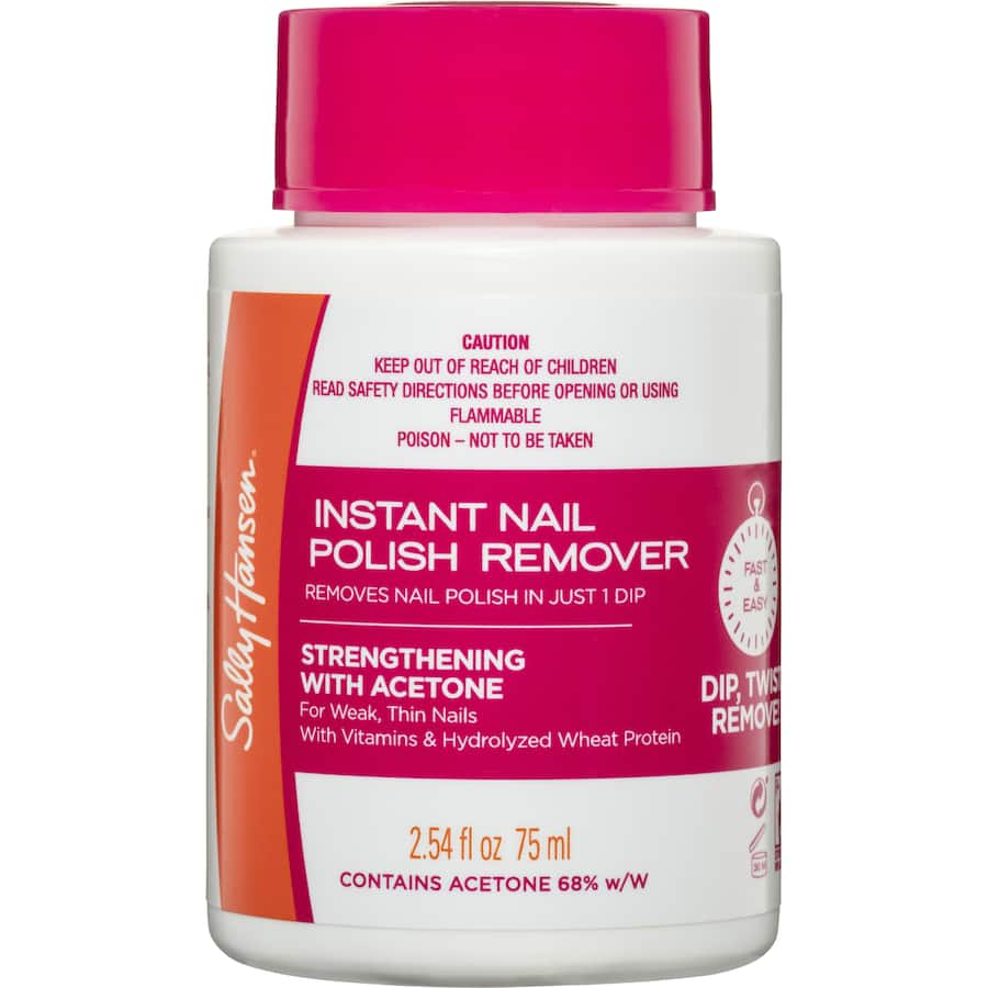 Sally Hansen Polish Remover Strengthening With Acetone 75mL