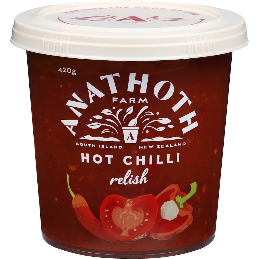 Anathoth Farm Relish Hot Chilli 420g