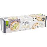 Woolworths Crackers Water Cracked Pepper 125g