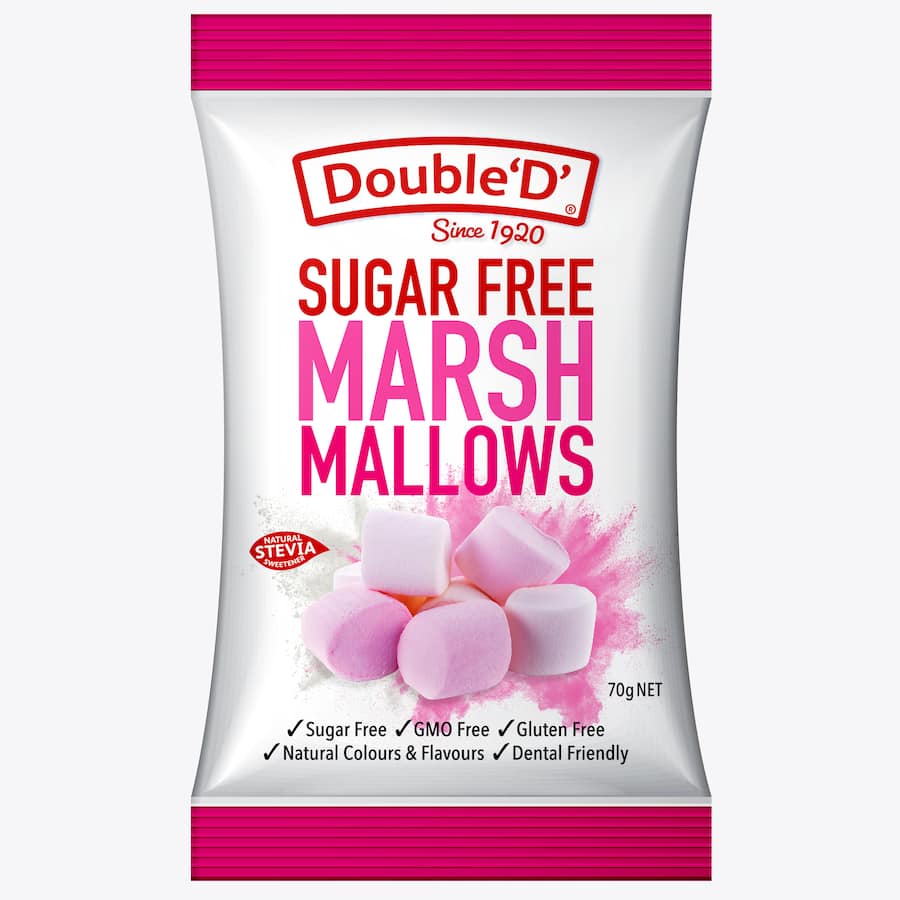 Double D Marshmallows Sugar Free 70g
