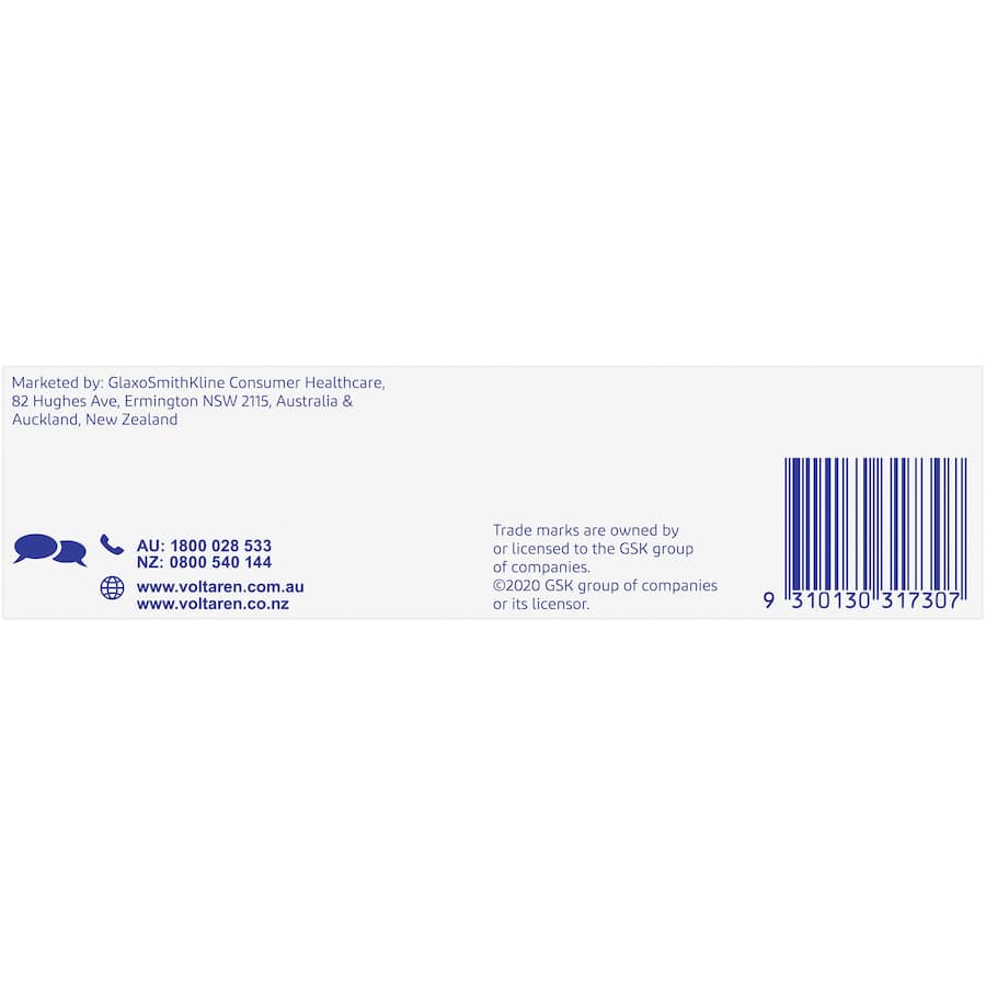 Voltaren Osteo Gel 12 Hourly Long Lasting Gel Tube 100g