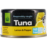 Woolworths Tuna Lemon & Pepper Tear tab can 95g