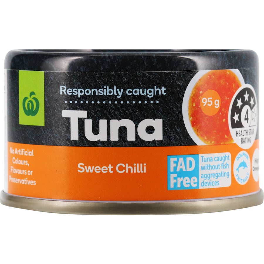 Woolworths Tuna Sweet Chilli Tear tab can 95g
