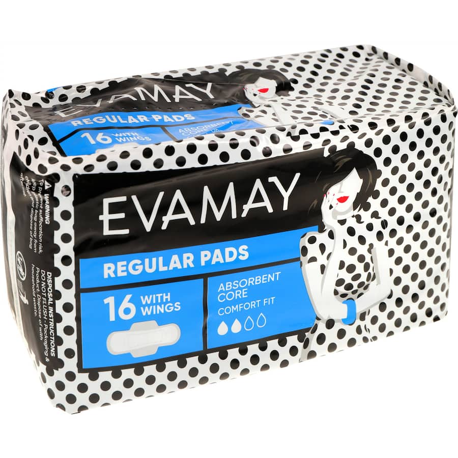 Evamay Pads Regular Wings 16pack
