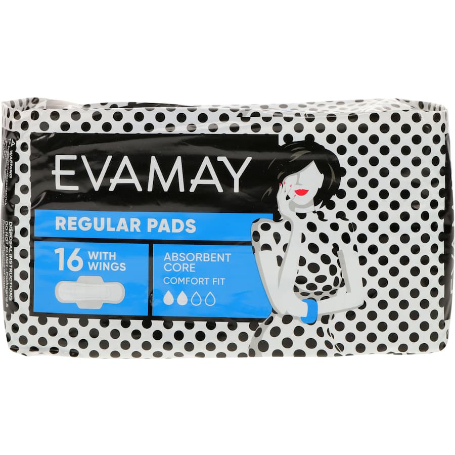 Evamay Pads Regular Wings 16pack