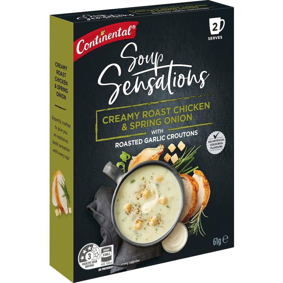 Continental Soup Sensations Creamy Roast Chicken & Spring Onion Pack 61g