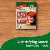 Continental Cup A Soup Instant Soup Pepper Steak & Mushroom 52g 2pack