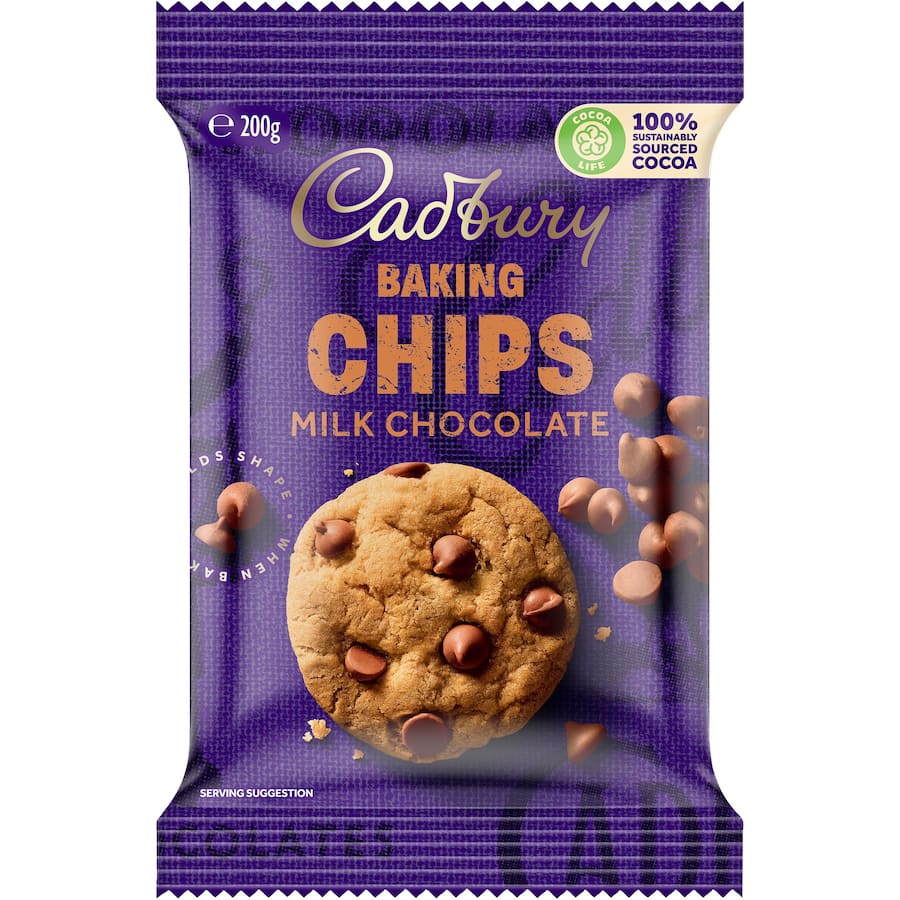 Cadbury Baking Milk Chocolate Chips  200g