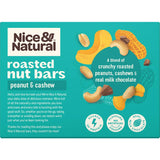 Nice & Natural Nut Bars Roasted Peanut & Cashew 6pk 192g