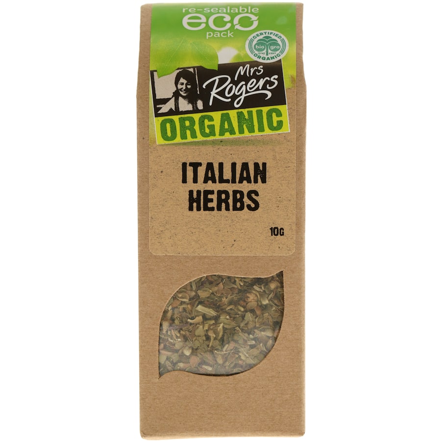 Mrs Rogers Eco Pack Italian Herbs Organic Box 10g