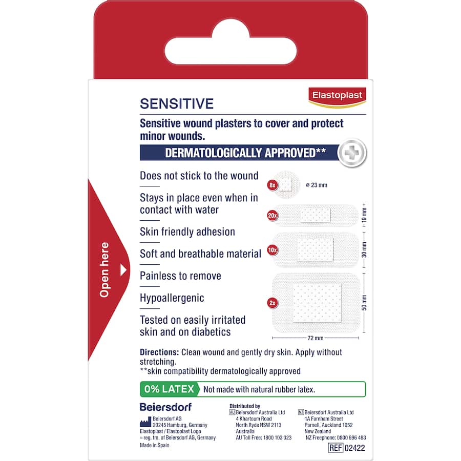 Elastoplast Plasters Sensitive Strip 40ea