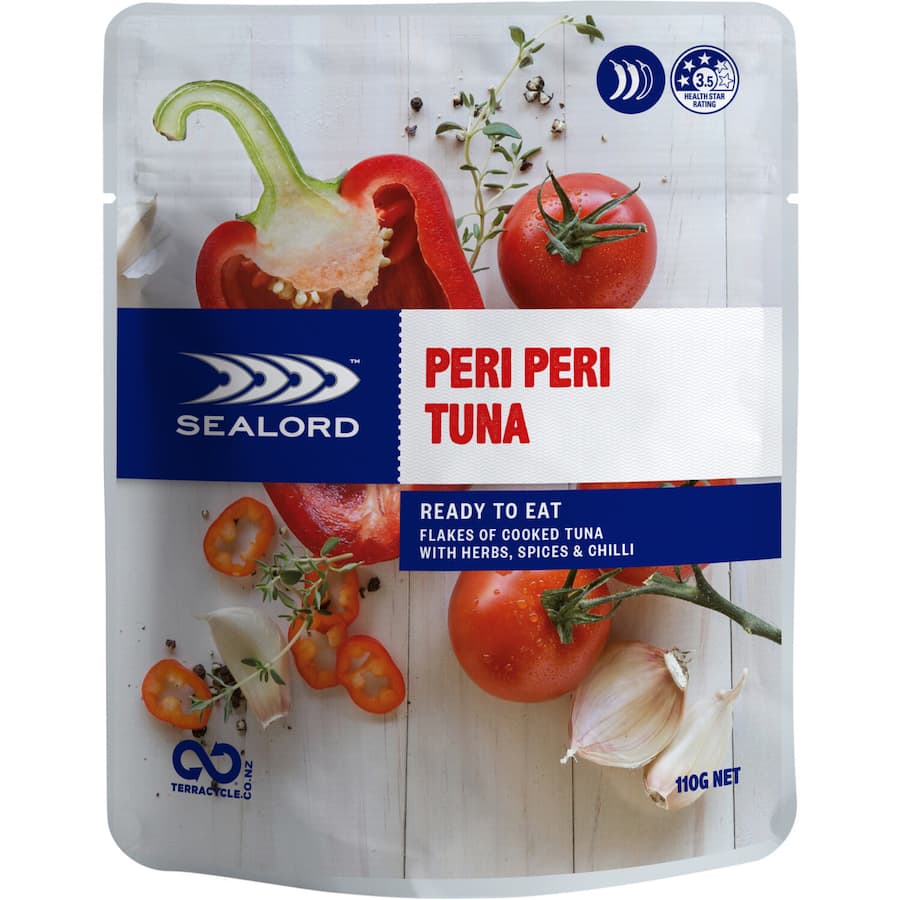 Sealord Tuna Pockets Peri Peri Pouch 110g