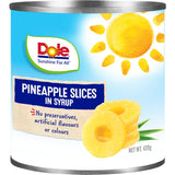 Dole Pineapple Slices In Syrup Can 439g