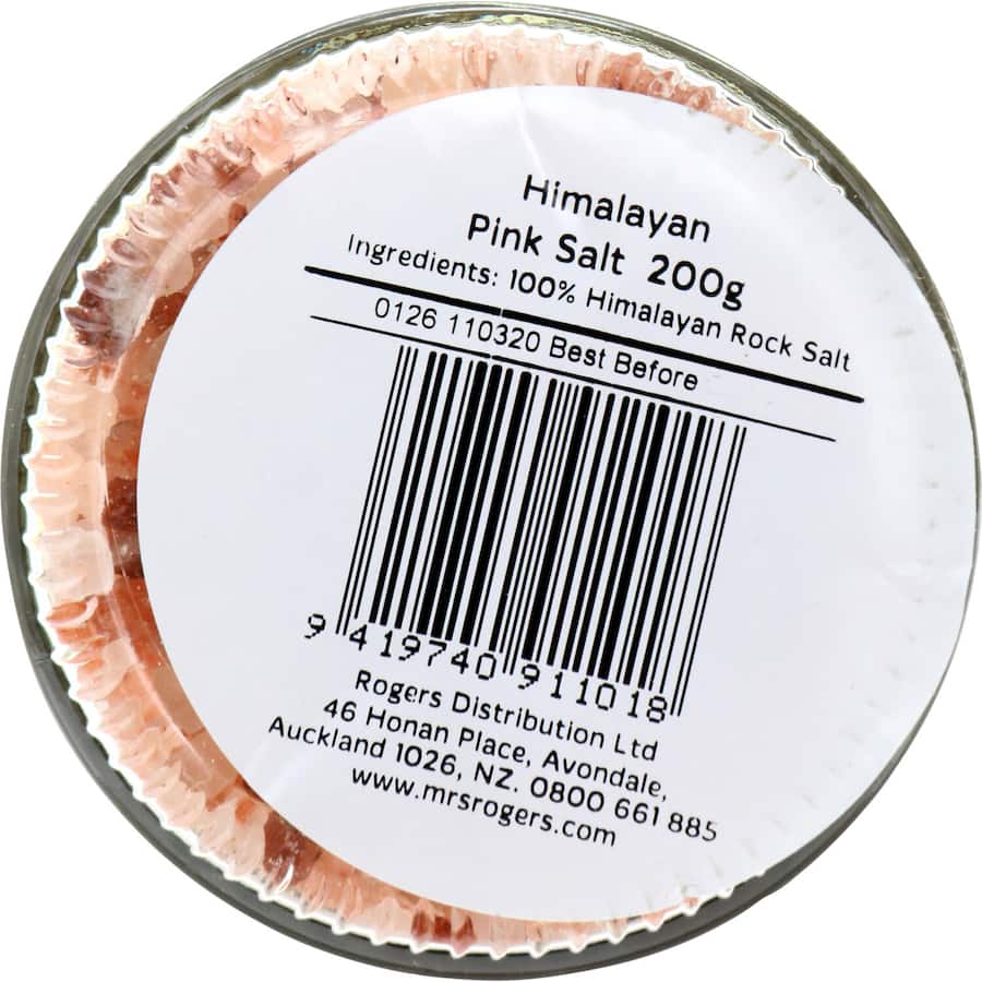 Mrs Rogers Himalayan Pink Salt Medium Grinder 200g