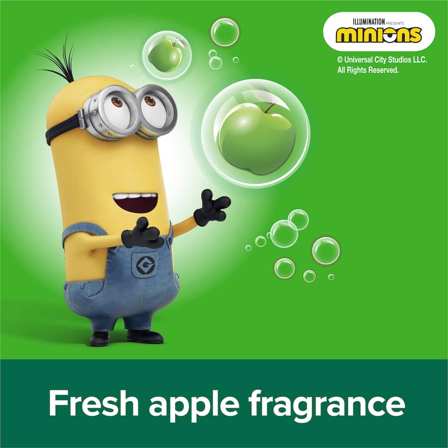Palmolive Kids 3 In 1 Bodywash Shampoo Conditioner Happy Apple 350mL