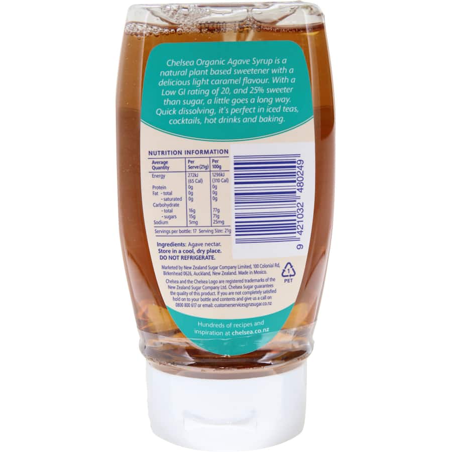 Chelsea Agave Syrup Organic 360g