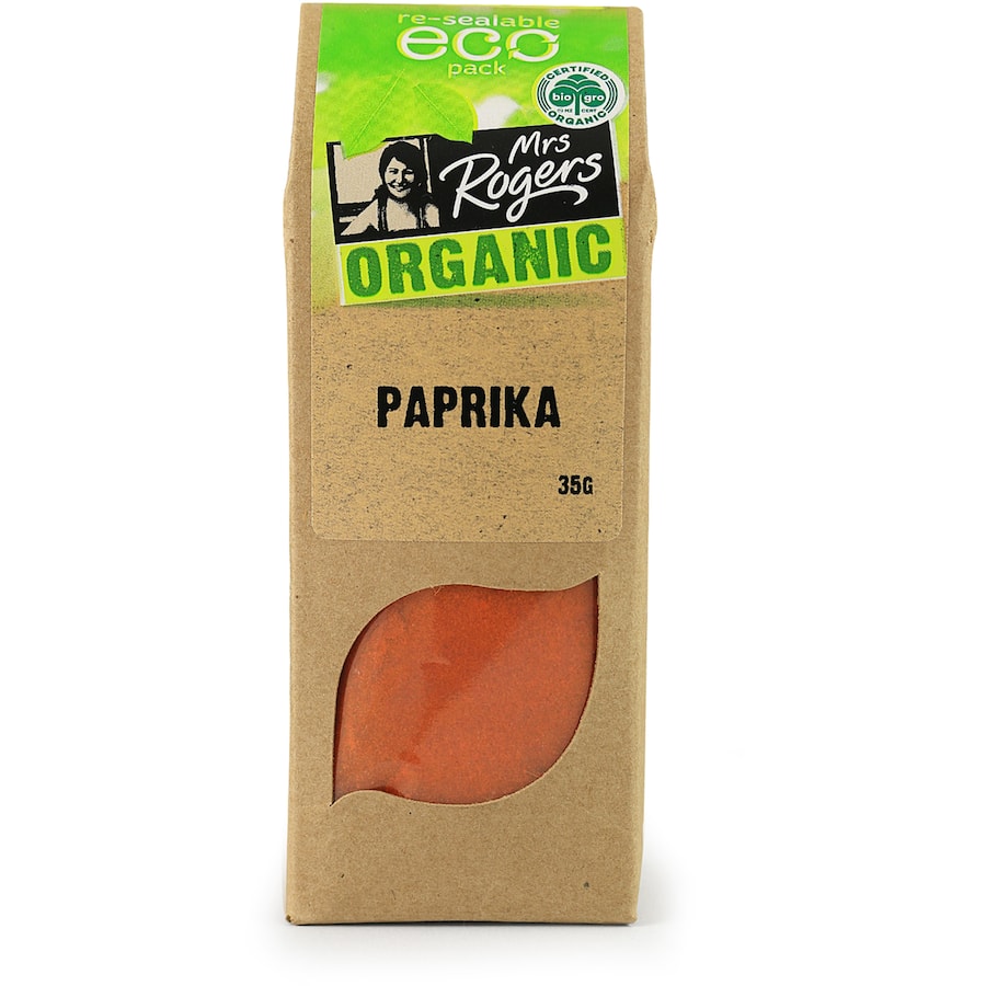 Mrs Rogers Eco Pack Paprika Ground Organic Box 35g