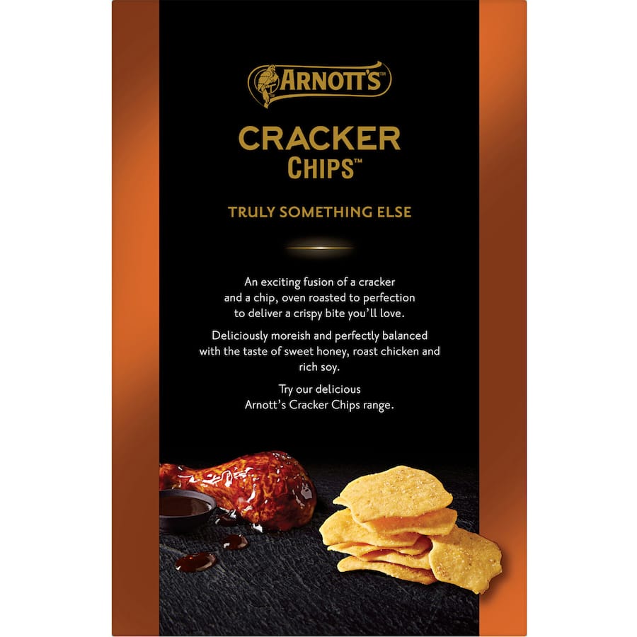 Arnotts Cracker Chips Honey Soy Chicken 150g
