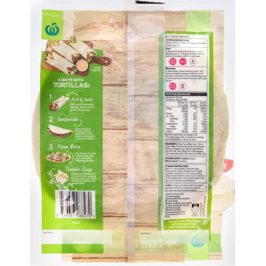 Woolworths Tortillas  10pack