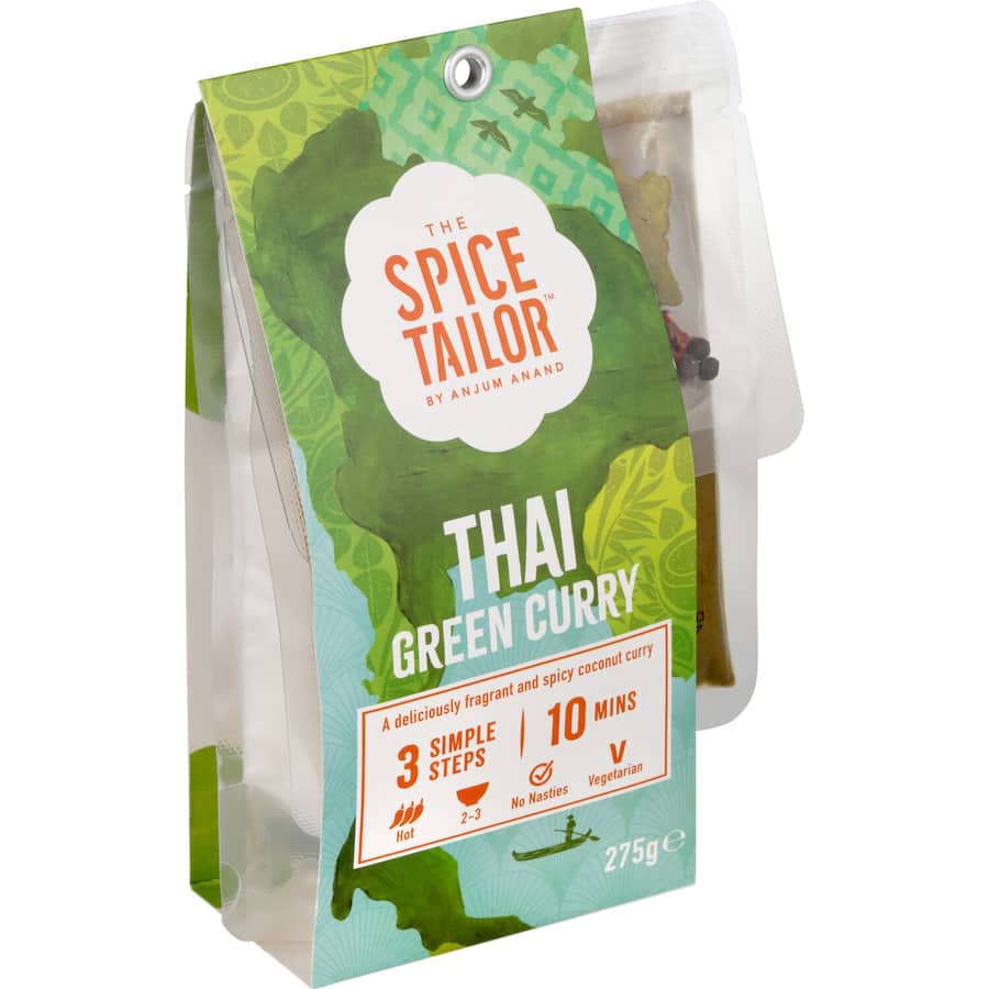 The Spice Tailor Sauce Kit Thai Green Curry Packet 275g