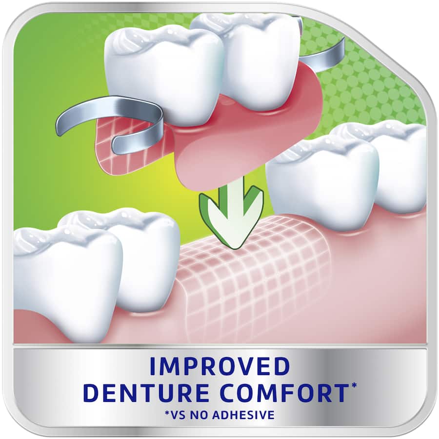 Polident Denture Adhesive Cream Fresh Mint 60g