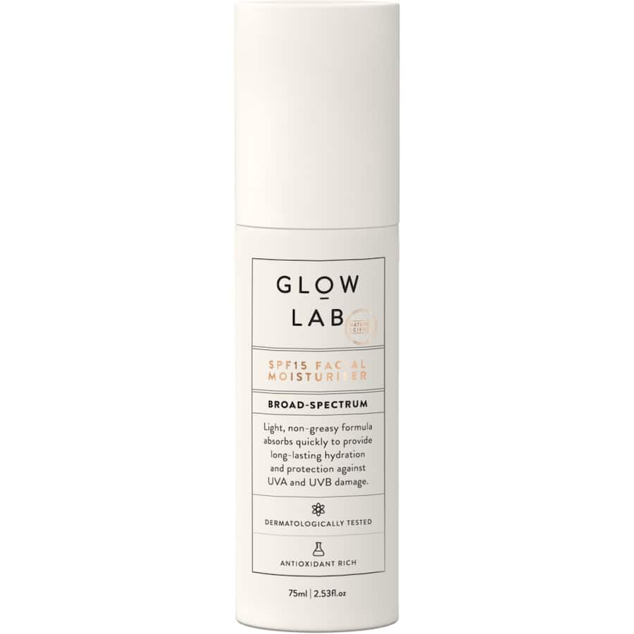 Glow Lab Facial Moisturiser Spf15 75mL