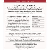 Glow Lab Age Renew Night Cream Recovery Pot 50g
