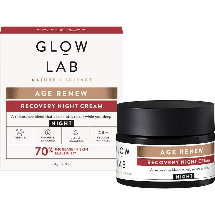 Glow Lab Age Renew Night Cream Recovery Pot 50g