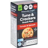 Woolworths Tuna & Crackers Tomato & Spinach Flavour 112g