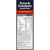 Woolworths Tuna & Crackers Tomato & Spinach Flavour 112g