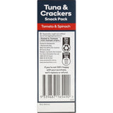 Woolworths Tuna & Crackers Tomato & Spinach Flavour 112g