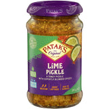 Pataks Pickles Tangy Lime Medium Jar 283g