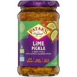 Pataks Pickles Tangy Lime Medium Jar 283g