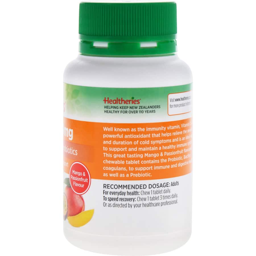 Healtheries Vitamin C With Biotics 1000mg 30pack
