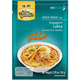 Asian Home Gourmet Spice Paste Singapore Laksa Coconut Curry Sachet 60g