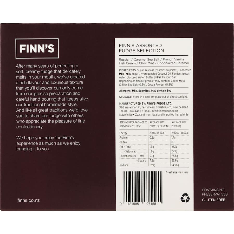 Finns Chocolates Assorted Gift box 200g