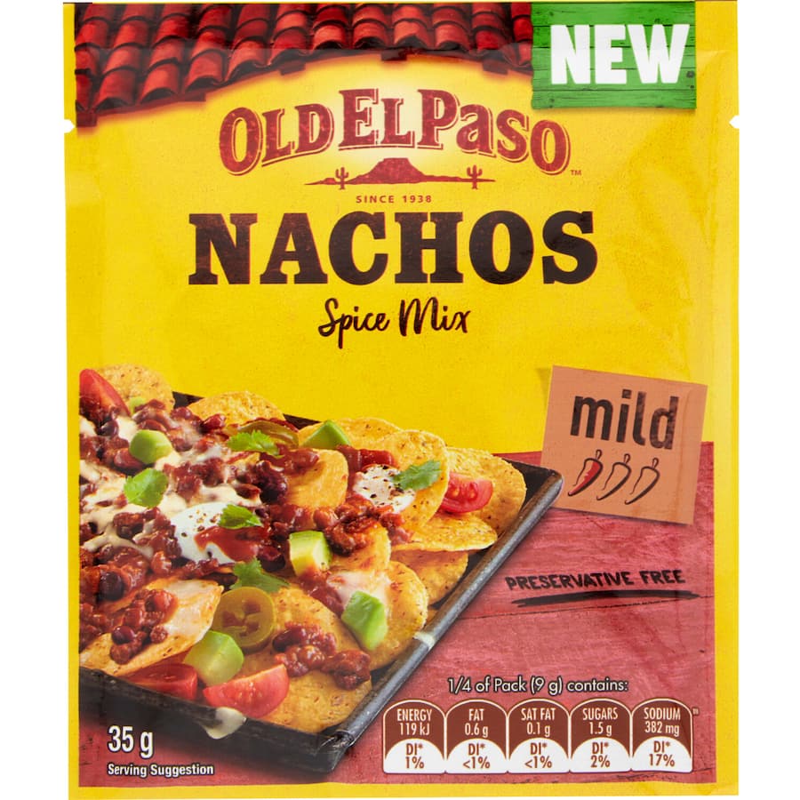 Old El Paso Spice Mix Nacho Sachet 35g