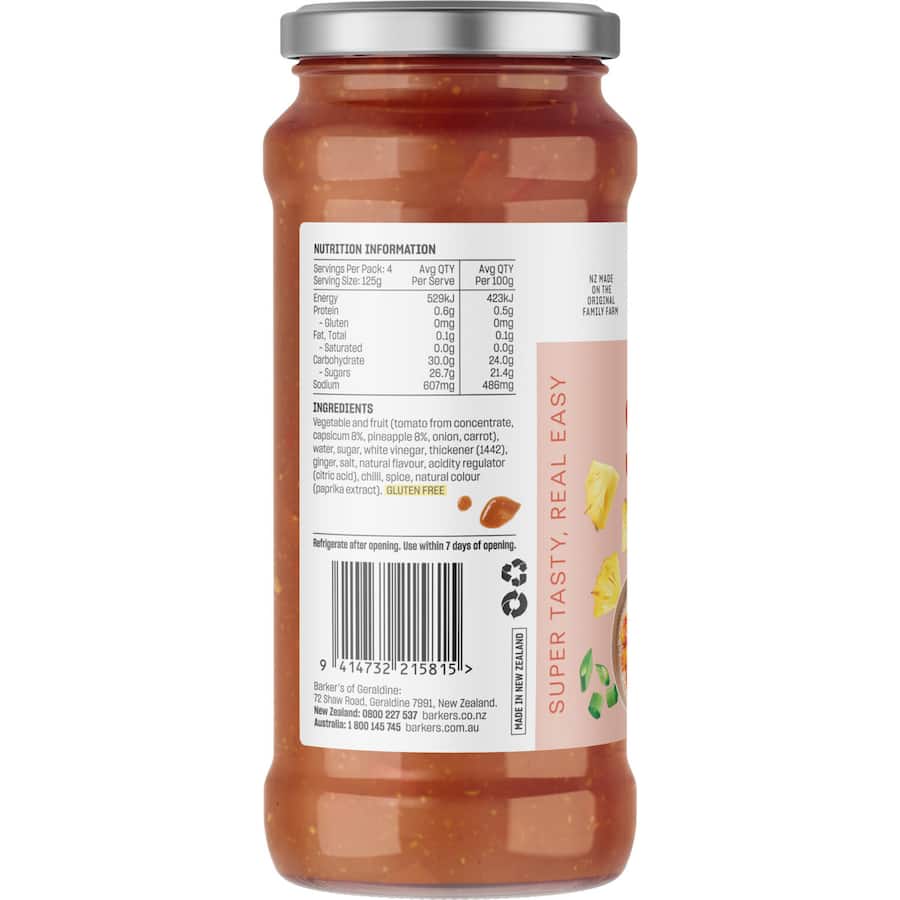 Barkers Meal Base Sweet 'N' Sticky 500g