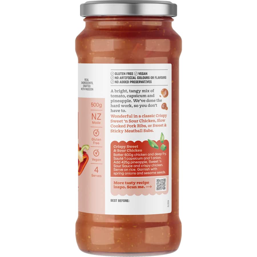 Barkers Meal Base Sweet 'N' Sticky 500g