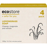 Ecostore Soap Lemongrass 80g each 4pack