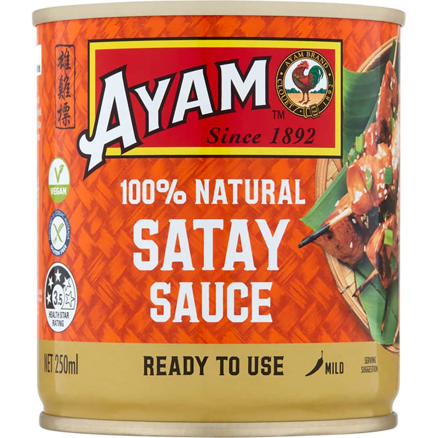 Ayam Satay Sauce Mild Tin 250g