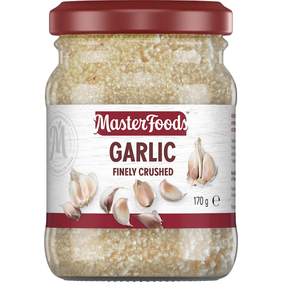 Masterfoods Garlic Finely Crushed Jar 170g
