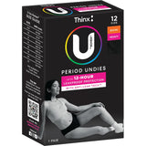 U By Kotex Period Undies Bikini Regular Size 12