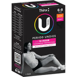 U By Kotex Period Undies Bikini Reg Size 6-8